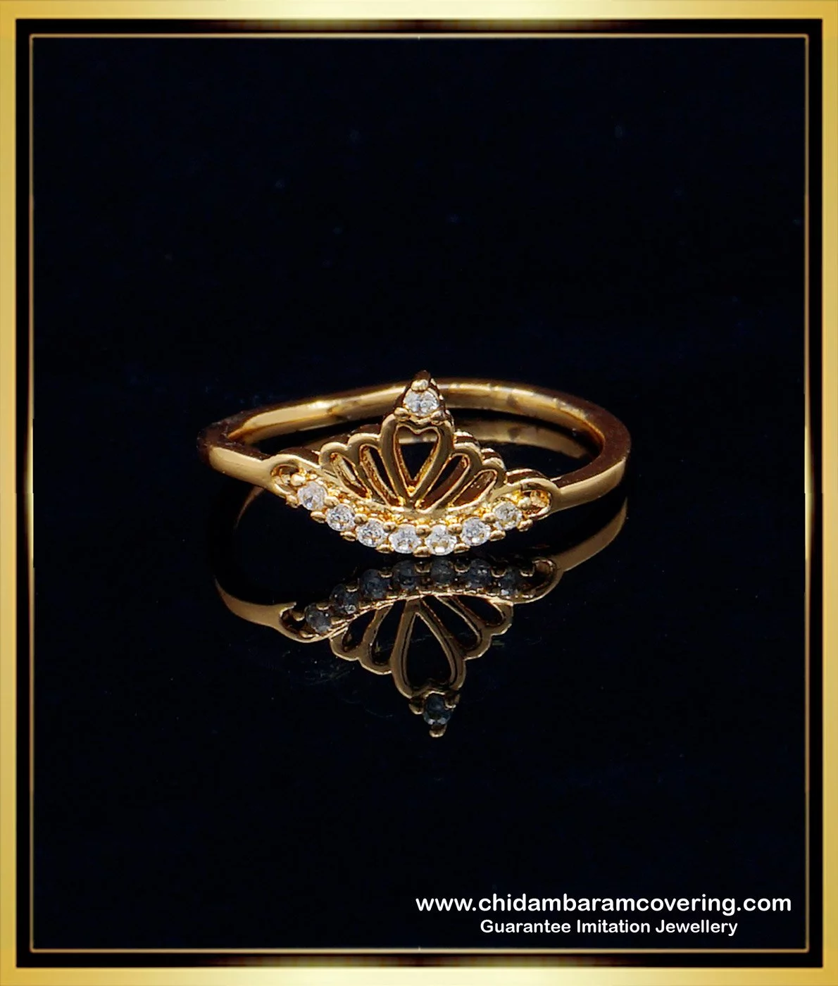 Naira Ring - 18K Gold plated Zircon – Yasèmia