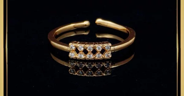 Plain Heart Design Gold Ring 03-10 - SPE Gold,Chennai