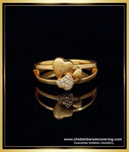 Dur Al Najaf Hand Made Simple Design Women Ring (Gold Plated) | Boutique  Ottoman Jewelry Store