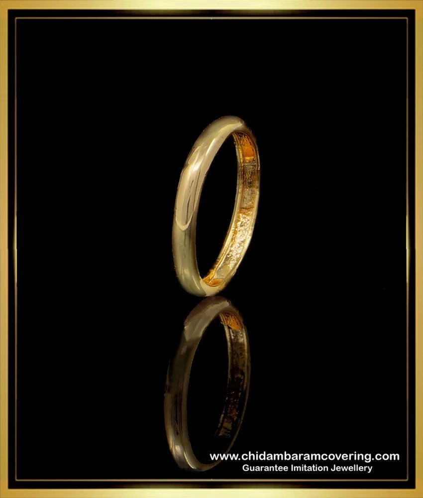 Daily wear Golden 916 Plain Gold Ring - GRLZB019, 2.870 Gm, Size:  Adjustable at Rs 3700 in Mandsaur