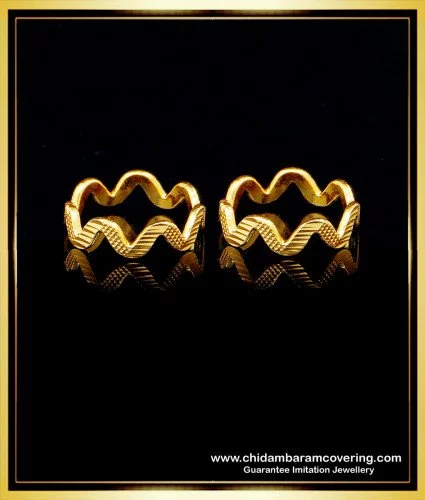 1 GRAM GOLD LEDIES DIAMOND RING FOR WOMEN DESIGN A-4 – Radhe Imitation