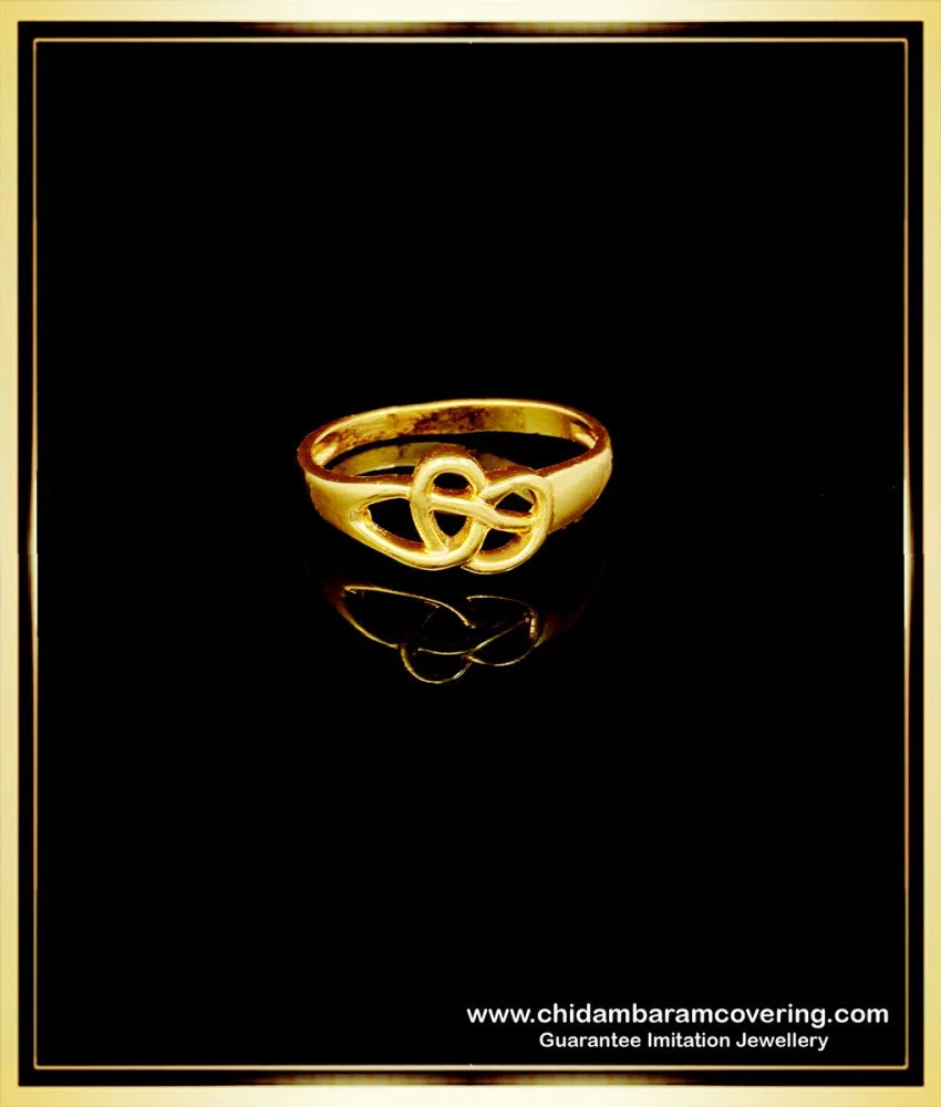 Beautiful Gold plated Finger Ring Designs - K4 Fashion | Gold ring designs,  Gold finger rings, Gold jewellery design necklaces