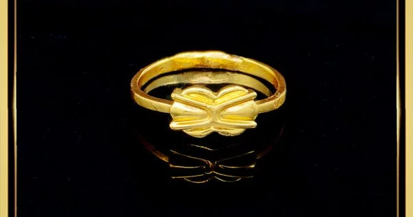 Adela Daily Wear Gold Band Ring - RK Jewellers