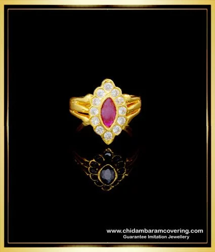 Buy quality 22 carat gold flower design ladies rings RH-LR646 in Ahmedabad