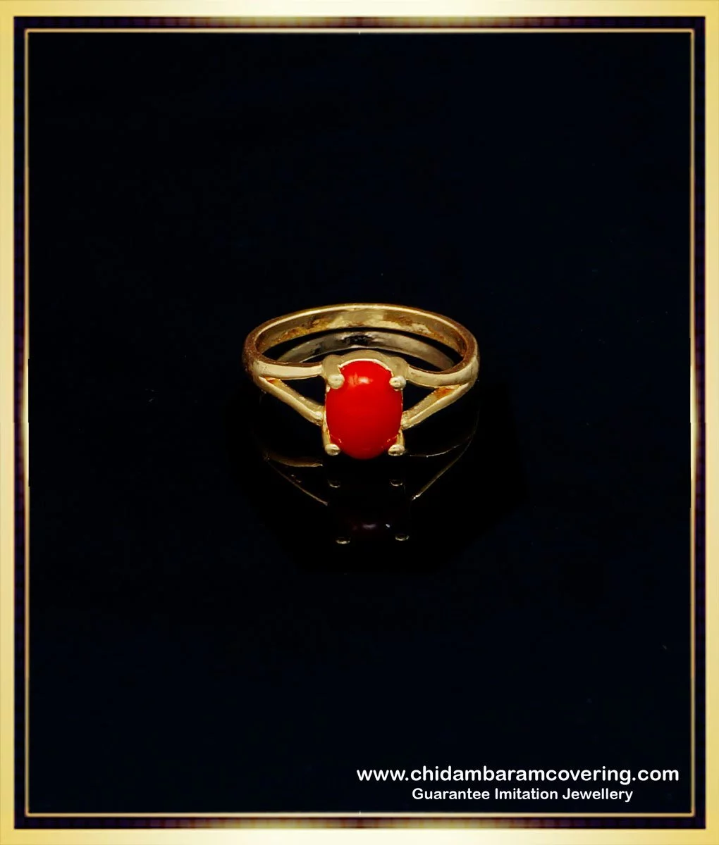 Vintage Red Italian Coral Ring | Eredi Jovon Venice