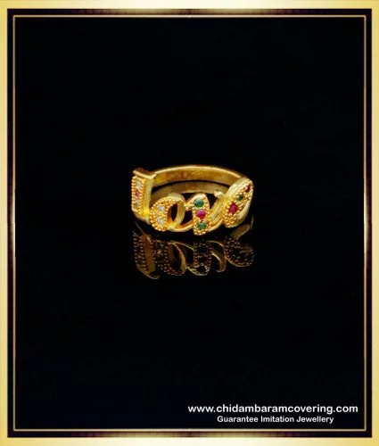 22K Gold Ring For Women - 235-GR6070 in 2.600 Grams