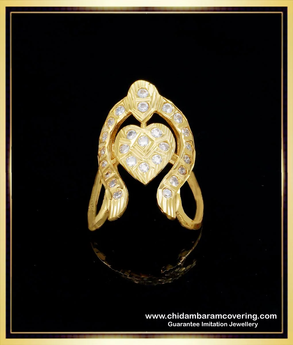 Buy Antique Plain Gold Ring with gold plating 19276 | Kanhai Jewels