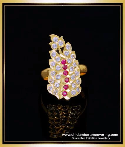 Gold,Silver Nine Precious Gem Ring at Rs 4800 in Jaipur | ID: 22220815688