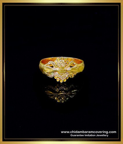 RNG326 - Traditional Gold Design Impon Ring Design Buy Online