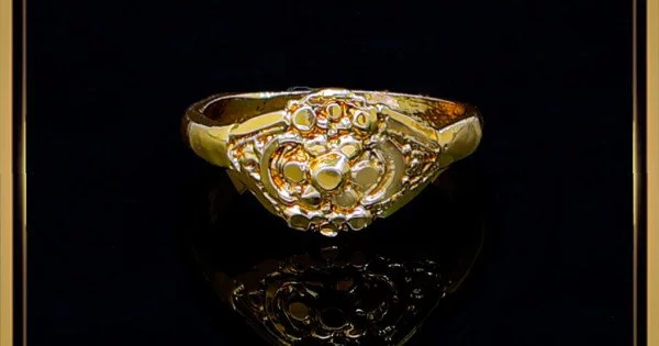 Coiled Ring in Gold or Silver – Lotus Stone Design