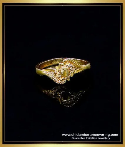 Gold Vinayagar Ring 1040016