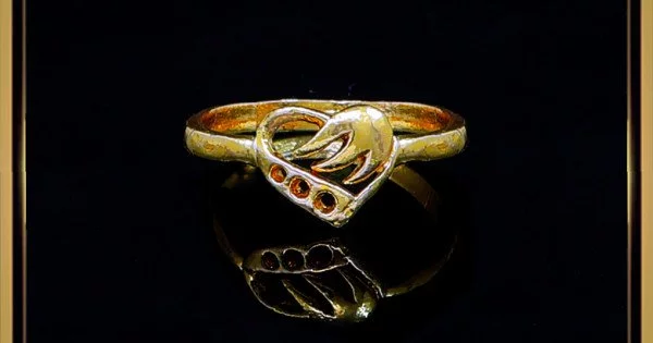 3 Petal Flower Gold Ring