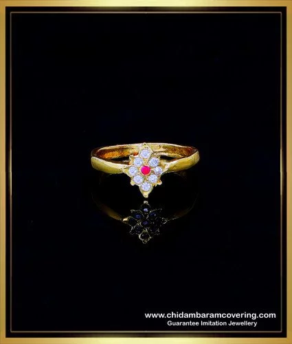 rng356 impon white and ruby stone daily use ring design women 1