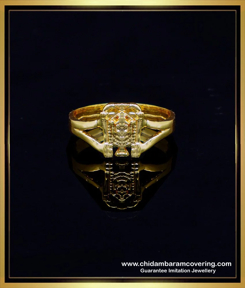 Buy Gem O Sparkle 925 Sterling Silver Oxidized Tirupati Balaji Ring For  Mens & Boys at Amazon.in