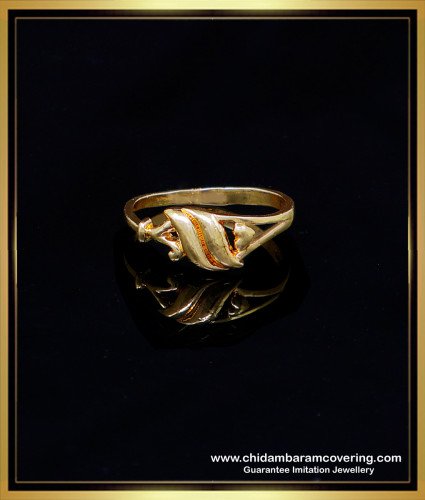 RNG378 - Simple Gold Design Casting Ring Gold Look Impon Jewellery